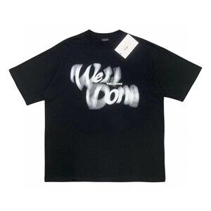 We11done Phantom Short Sleeve Loose T-Shirt Black